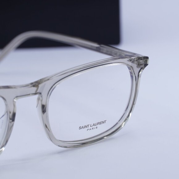 Final Price! Saint Laurent SL670 003 Transparent Beige Eyeglasses 54mm - Picture 2 of 11